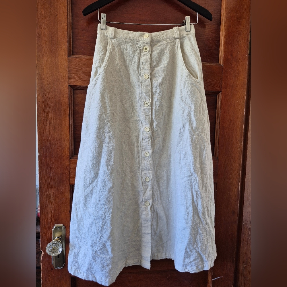 Vintage Tilley 100% Cotton Skirt Size Small 28" Waist
